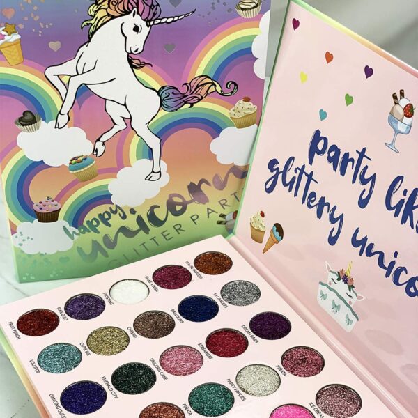 Unicorn glitter palett