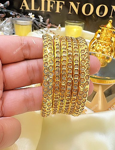 21-kerat-Gold-plated-luxury-Bangles