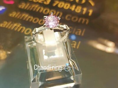 Zircon Antique Chandi Ring for Ladies