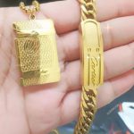 Cartier gold plated chain and bracelet Stainless steel