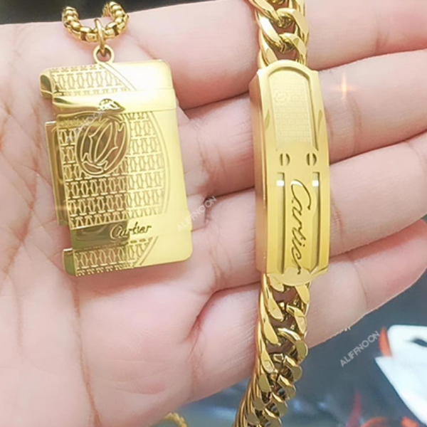 Cartier-gold-plated-chain