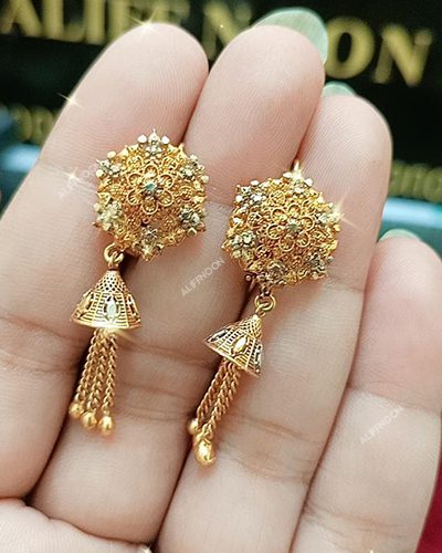 Gold-dipped-earrings-with-hanging1