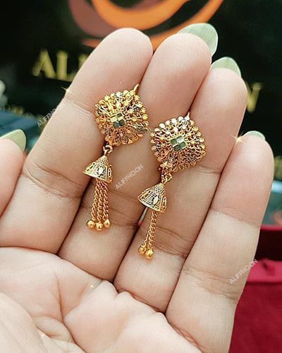 Gold-dipped-earrings-with-hanging4