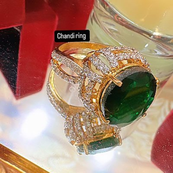 Chandi-Green-Stone-Royal-Ring