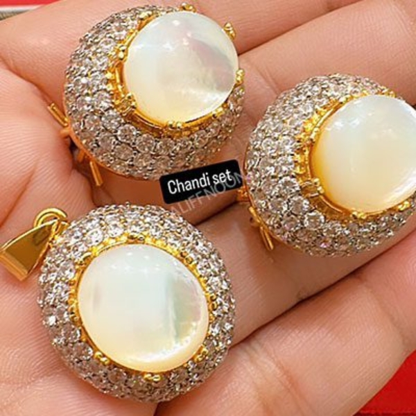 Pure-Chandi-pearl-stone-Set