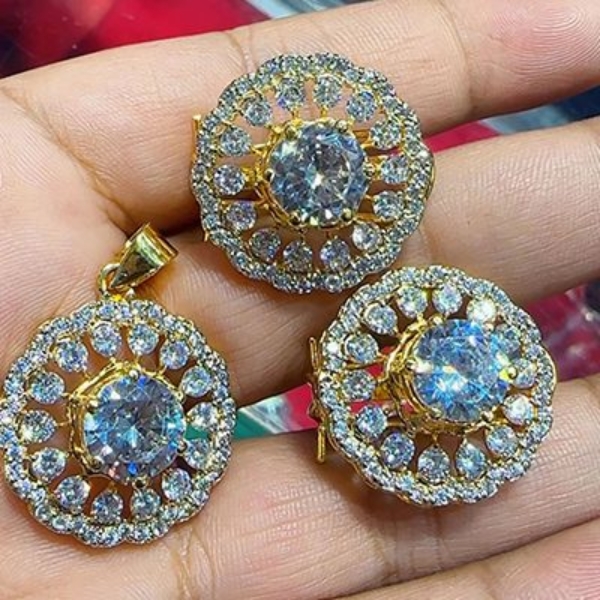 Diamondies chandi set