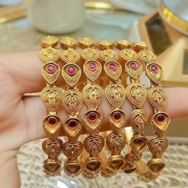 Gold-dip-bangles