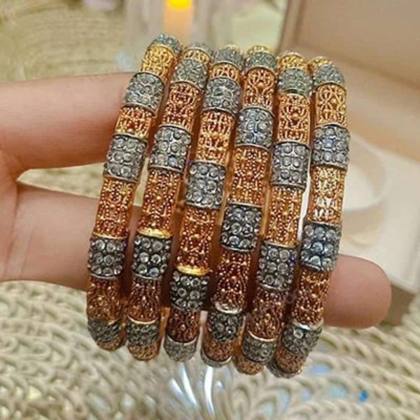 Zircon-gold-plated-bangles1